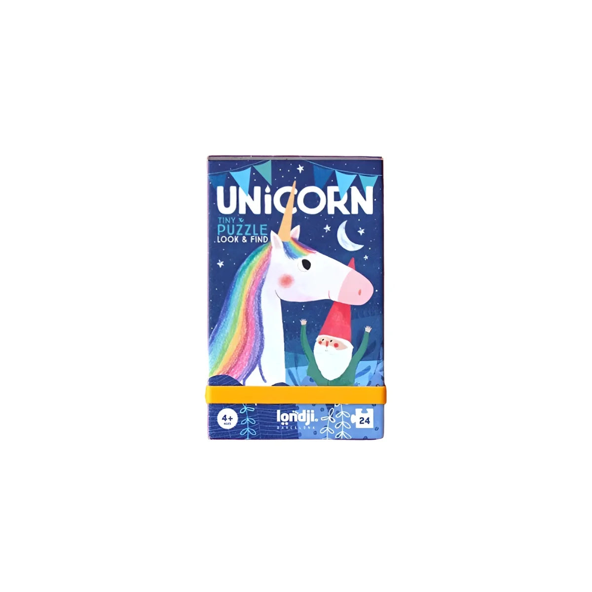 Bunter Einhorn-Tiny-Puzzle von Londji mit Regenbogenmähne