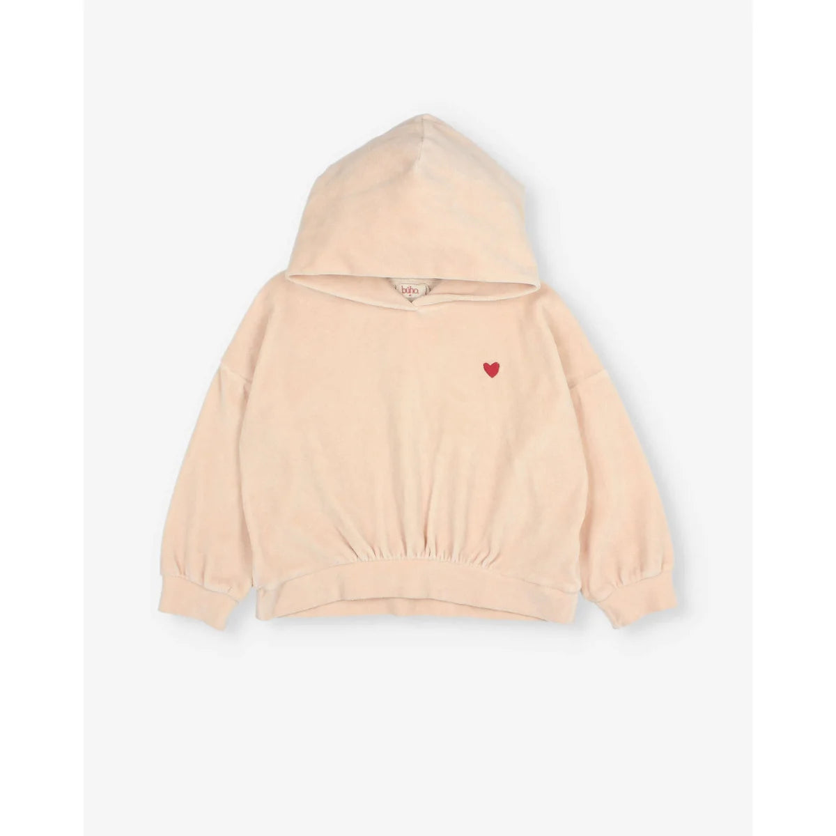 Búho Velvet Hoodie Cream Pink