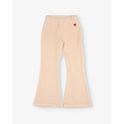 Búho Velvet Legging Flare Cream Pink