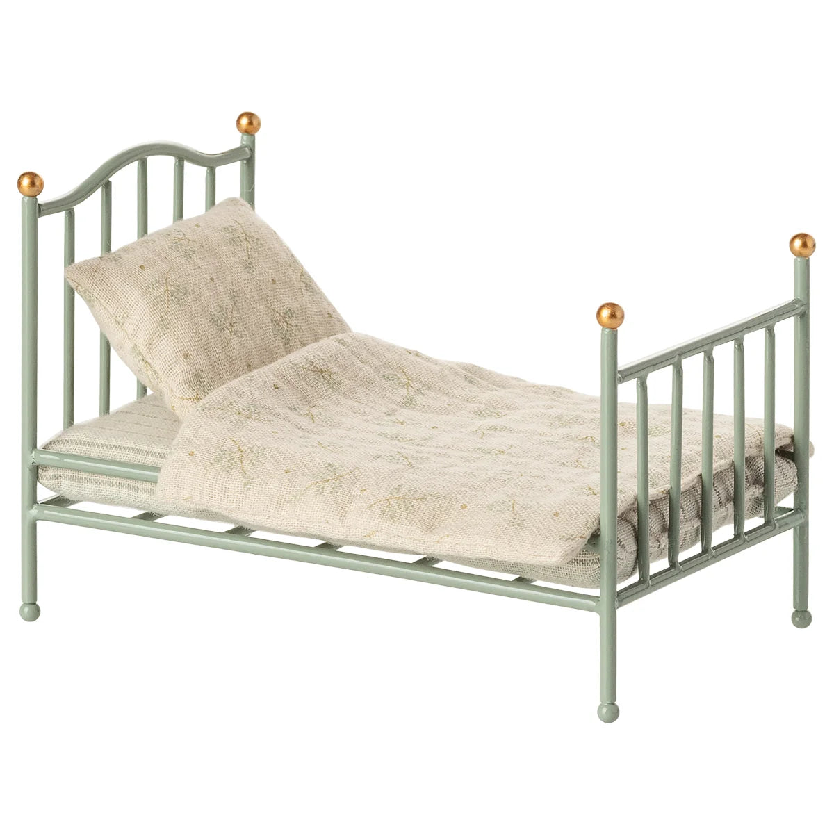 Maileg Vintage Bett Maus in Mint