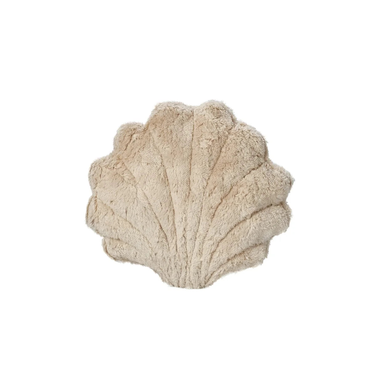 Beige Muschel-Kissen Wärmekissen Muschel klein für gemütliche Entspannung
