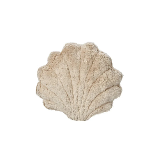 Beige Muschel-Kissen Wärmekissen Muschel klein für gemütliche Entspannung