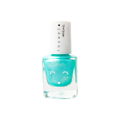 Inuwet Wasser-Nagellack Türkis für Kinder