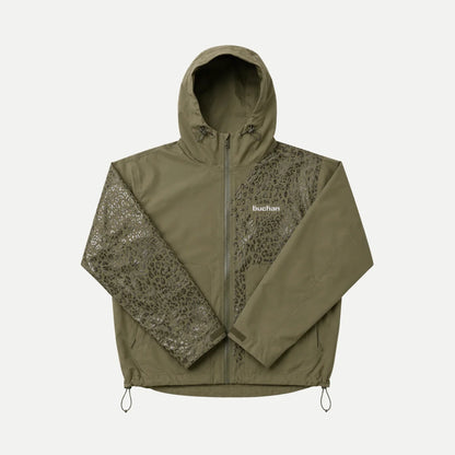 Buchan Water Reactive Cheetah Rain Jacket Grün – Produktbild