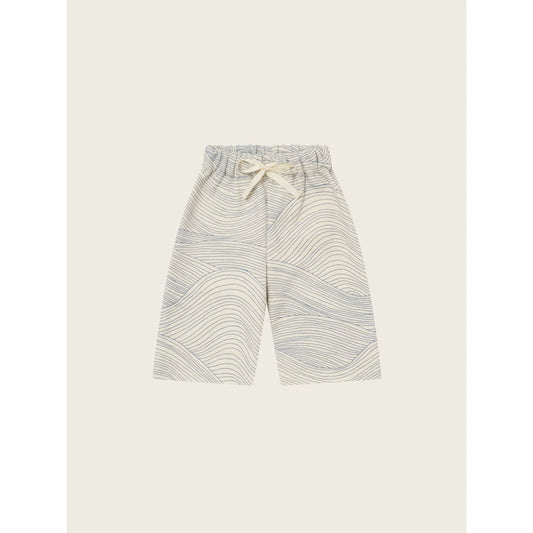 organic zoo Wide Leg Pants in Seascape Undyed