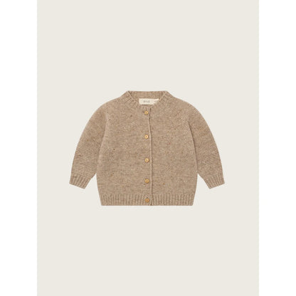 organic zoo Wool Cardigan in Oatmeal