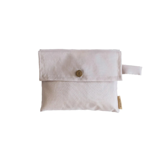 Mrs Ertha XL Beach Bag Meshies in Ivory