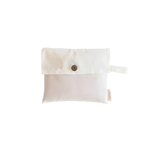 Mrs Ertha XL Beach Bag Meshies in Vanilla
